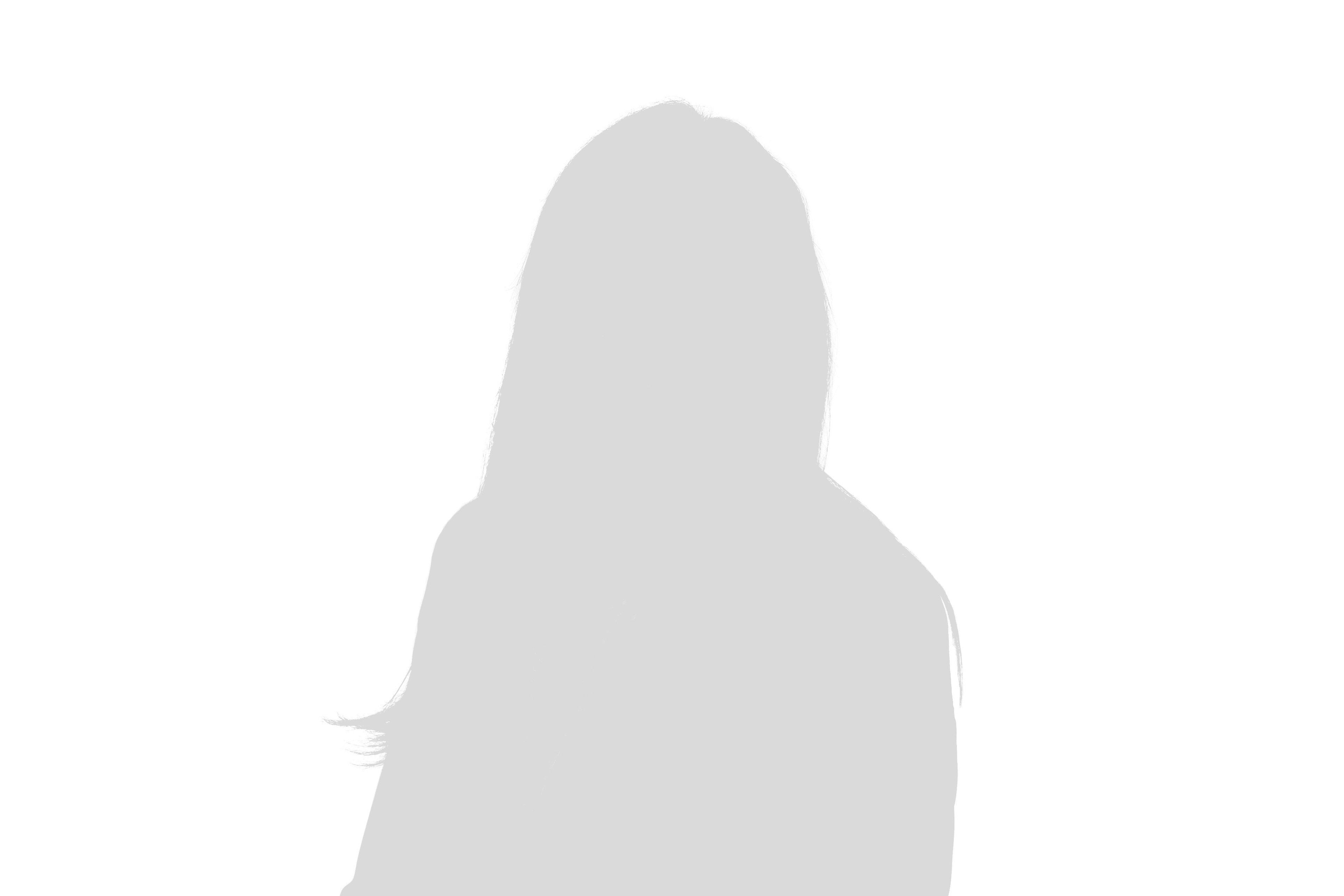 Grey female silhouette